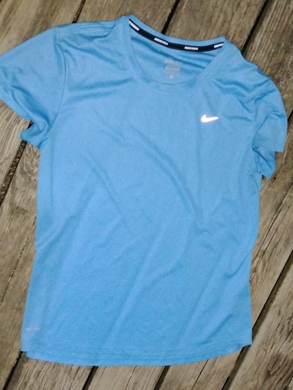 Nike Light Blue Dri-FIT Athletic Top